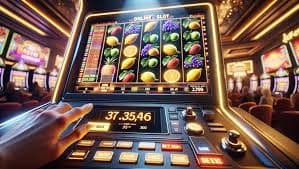 Layar pengungkapan kartu Three Card Poker dengan dealer dan tangan pemain